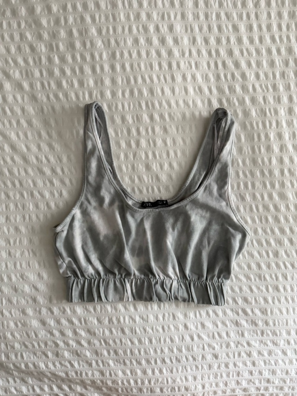 (free) Zara tie-dye bra top